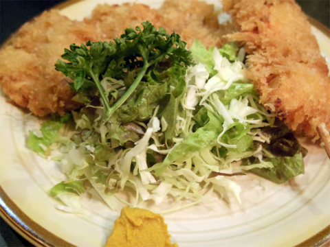 神奈川県横浜市中区本牧町２丁目にあるとんかつ店「喜多や」ヒレカツ定食と串揚げ
