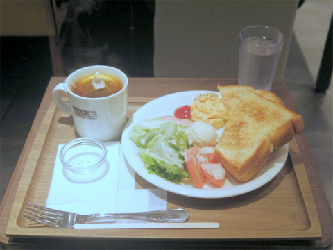 千葉県松戸市松戸にあるカフェ「ベックスコーヒーショップ BECK'S COFFEE SHOP 松戸店」モーニングプレート1 千葉県松戸市松戸にあるカフェ「ベックスコーヒーショップ BECK'S COFFEE SHOP 松戸店」モーニングプレート1