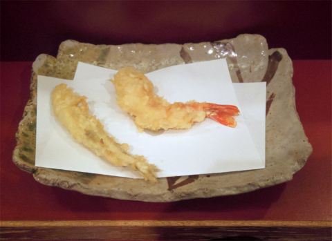 埼玉県草加市栄町３丁目 にある天ぷら店「てんぷら天杉」特選定食もみじ
