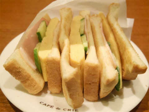 トーストサンド厚焼玉子 利尻昆布だし使用 がなかなか味がよかった カフェ ド クリエプラス Cafe De Crie Plus ノースポート モール店 神奈川県横浜市都筑区中川中央１丁目 気ままに外食三昧