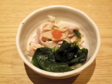 神奈川県横浜市神奈川区鶴屋町2丁目にある居酒屋「九州黒太鼓　横浜」お通し
