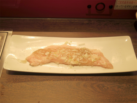 神奈川県横浜市西区北幸１丁目にある焼肉店「特急レーン　焼肉の和民　横浜店」食べ放題　極上Ａ5和牛コースの食べた肉