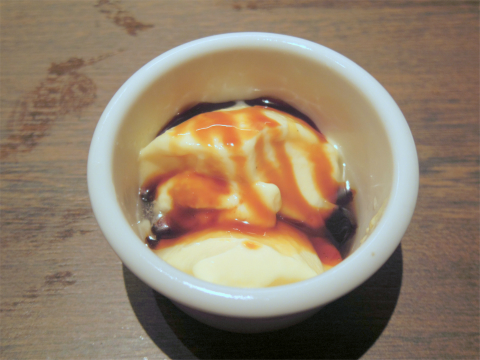 神奈川県横浜市西区北幸１丁目にある焼肉店「特急レーン　焼肉の和民　横浜店」食べ放題　極上Ａ5和牛コースのデザート