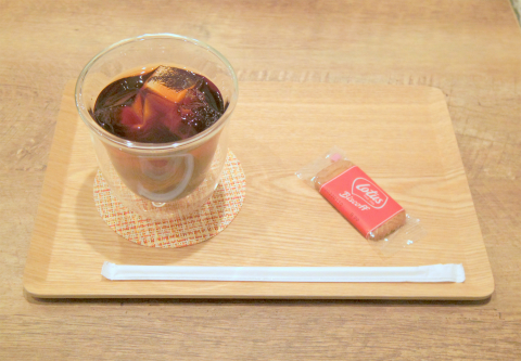 神奈川県横浜市西区戸部本町にあるカフェ「TINY CAFE」アイスコーヒー