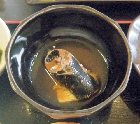 千葉県成田市宗吾にある定食、そばのお店「海幸 しのぶ」刺身と天ぷらセット
