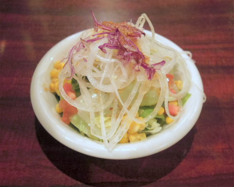 東京都墨田区吾妻橋２丁目にある「ハンバーグの店モンブラン吾妻橋店」ジャンボチキンカツをミニコースで