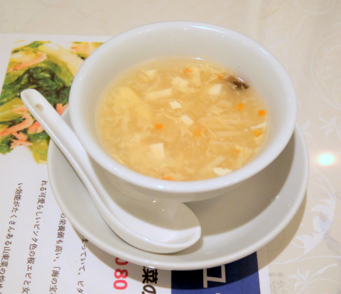 神奈川県横浜市戸塚区品濃町にある中華料理店「横浜中華街　福盛楼　西武東戸塚店」黒酢スブタ定食