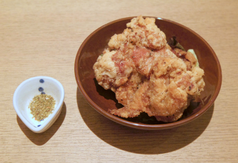 神奈川県横浜市戸塚区川上町にある「大戸屋ごはん処 モレラ東戸塚店」ミニ香味唐揚げ