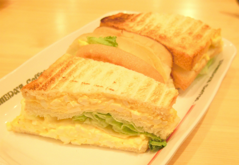 埼玉県さいたま市緑区美園5丁目「Komeda's coffee 珈琲所 コメダ珈琲店 イオンモール浦和美園店」エッグトースト(からしマヨネーズ抜き)