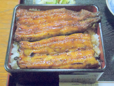 千葉県印旛郡酒々井町中川にあるうなぎ、和食の「お食事処 うなよし」上うな重