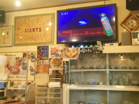 千葉県印旛郡酒々井町東酒々井1丁目にある洋食店「キッチン 門馬」店内