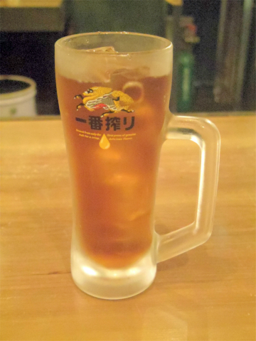 東京都台東区浅草橋１丁目にある居酒屋「大衆酒場 串焼き本舗」ウーロン茶