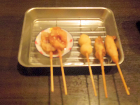 茨城県土浦市桜町1丁目にある串揚げ、居酒屋の「大阪串揚 一 土浦店」串揚げ
