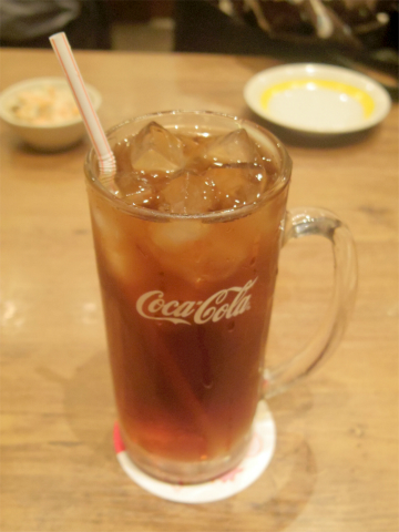 神奈川県横浜市中区伊勢佐木町2丁目にある居酒屋「伝串 新時代 伊勢佐木町店」ウーロン茶