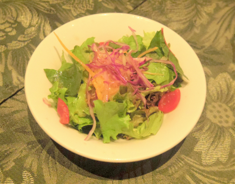 茨城県水戸市元吉田町にあるイタリアンのお店「Ristorante-Kanjuro　リストランテ 勘十郎」セットの旬のサラダ