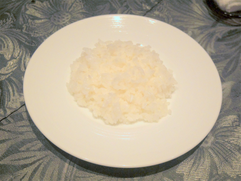 茨城県水戸市元吉田町にあるイタリアンのお店「Ristorante-Kanjuro　リストランテ 勘十郎」セットのライス
