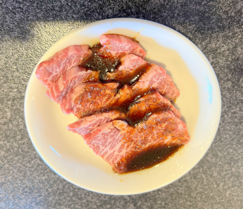 茨城県龍ケ崎市若柴町にある「焼肉 優勝」優勝焼肉ランチ(上)200g