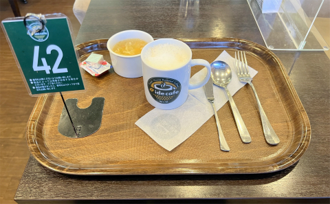 千葉県松戸市東松戸２丁目にある「ide cafe　イデ・カフェ　東松戸駅店」コンチネンタルセット