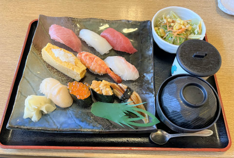 群馬県館林市栄町にある鮨店「鮨大将」大将セット
