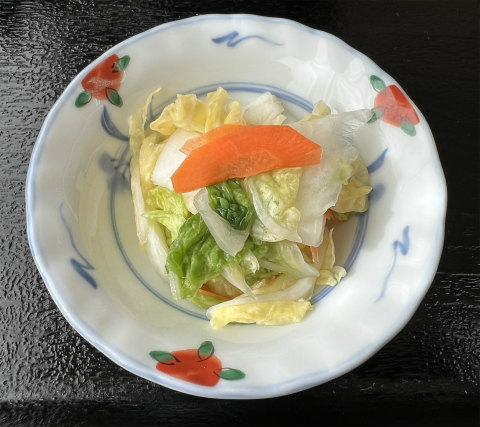 茨城県鉾田市田崎にある食堂「松竹亭」刺身定食