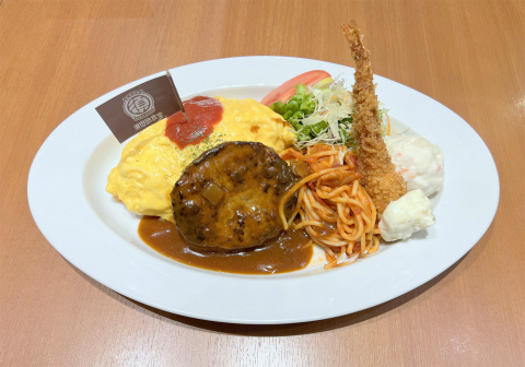 東京都千代田区外神田４丁目「須田町食堂　秋葉原UDX店」大人のお子様ランチ洋食プレート