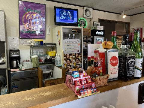 茨城県牛久市栄町2丁目にあるハンバーガー、ステーキの「Cafe & Restaurant Oldies 60s カフェ&レストラン オールディーズ シックスティーズ」店内