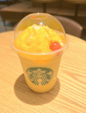 兵庫県神戸市垂水区西舞子１丁目にあるカフェ「STARBUCKS COFFEE　スターバックスコーヒー　神戸西舞子店」フルーツ GYU-NEW フラペチーノ