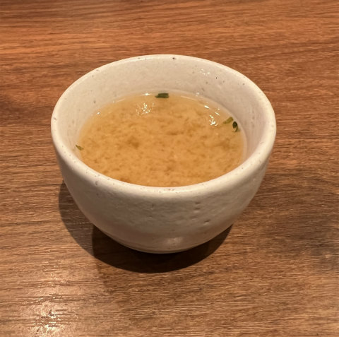 千葉県成田市花崎町にある居酒屋「備長炭焼 七左衛門 成田店」味噌汁