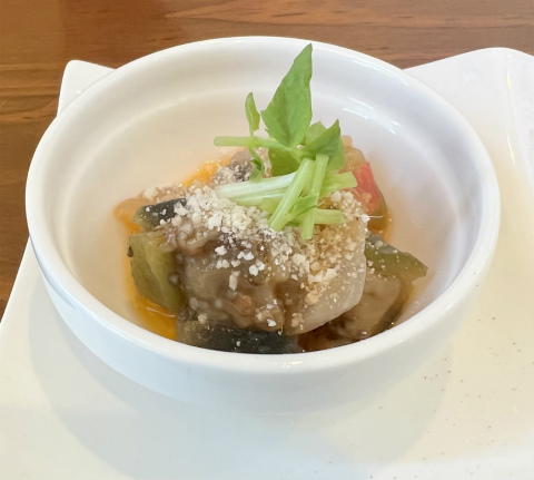 千葉県鎌ケ谷市東道野辺6丁目にあるイタリアンのお店「生パスタ専門店 もっちりーの」自家製前菜2種