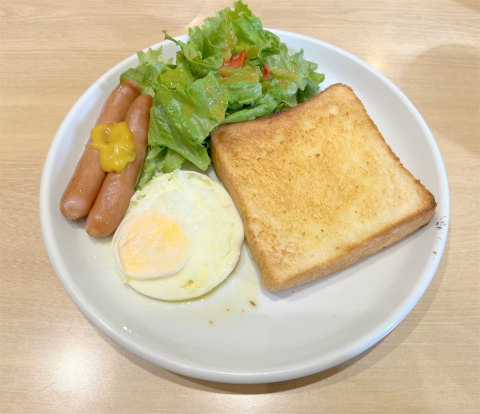 埼玉県草加市清門1丁目にある喫茶店「ミヤマ珈琲 草加清門町店」プレミアムモーニングプレート