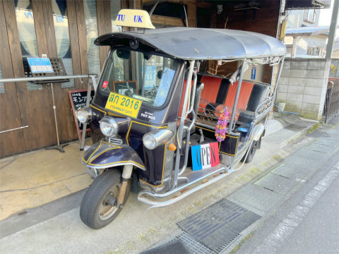 茨城県桜川市真壁町真壁にあるカフェ「旅人 cafe TOY BOX」外観