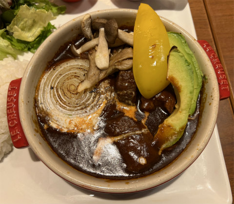 千葉県松戸市松戸新田にあるカフェ「むさしの森珈琲 松戸新田店」グリル野菜ととろけるビーフシチュー