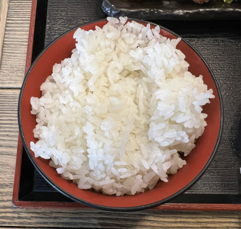 神奈川県横浜市鶴見区鶴見中央4丁目にある「水炊き・焼き鳥 とりいちず酒場 鶴見東口店」選べる唐揚げ定食のライス