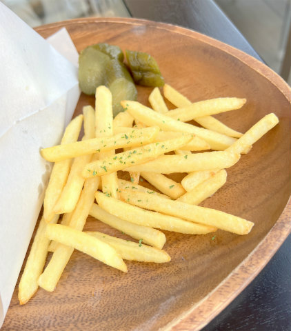 茨城県結城市結城にある「Restaurant N(レストランN)」ハンバーガーセット