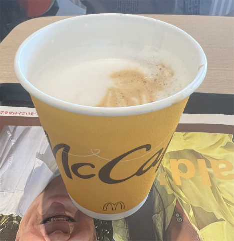 茨城県下妻市下妻戊にあるハンバーガーのお店「McDonald's マクドナルド 125下妻店」バリューセット(エッグマックマフィンセット)