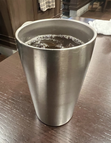 東京都墨田区八広1丁目にある居酒屋「旬味酒処 越後」ウーロン茶