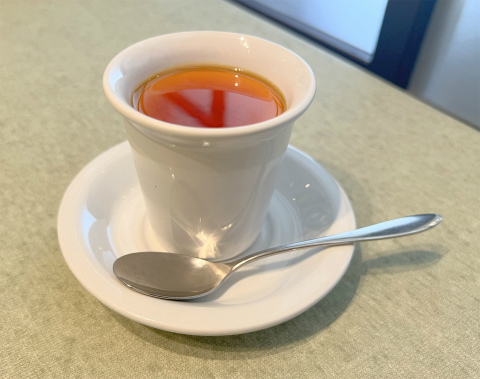 神奈川県横浜市神奈川区青木町にある洋食、パスタの「café restaurant Marché マルシェ」今日のランチセットのデザート(自家製プリン)