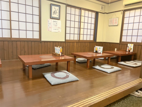 茨城県取手市本郷5丁目にある定食、食堂の「お食事処 ふる川」店内