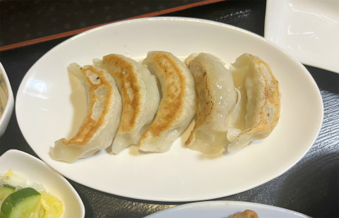 茨城県取手市本郷3丁目にある「中国料理 京華」餃子
