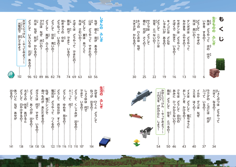 なぜ？が分かる マインクラフトで読む かがくのふしぎ