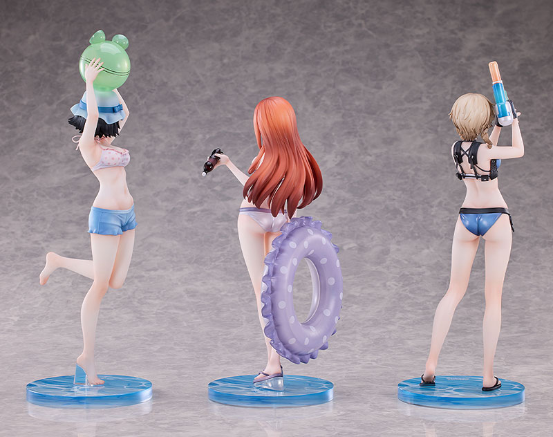 STEINS;GATE 牧瀬紅莉栖&椎名まゆり&阿万音鈴羽 水着Ver. セット 1/7スケール 完成品フィギュア