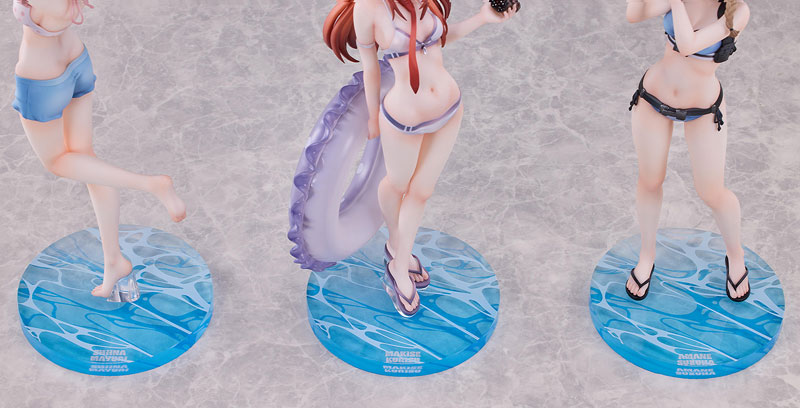 STEINS;GATE 牧瀬紅莉栖＆椎名まゆり＆阿万音鈴羽 水着Ver. セット 1/7スケール 完成品フィギュア