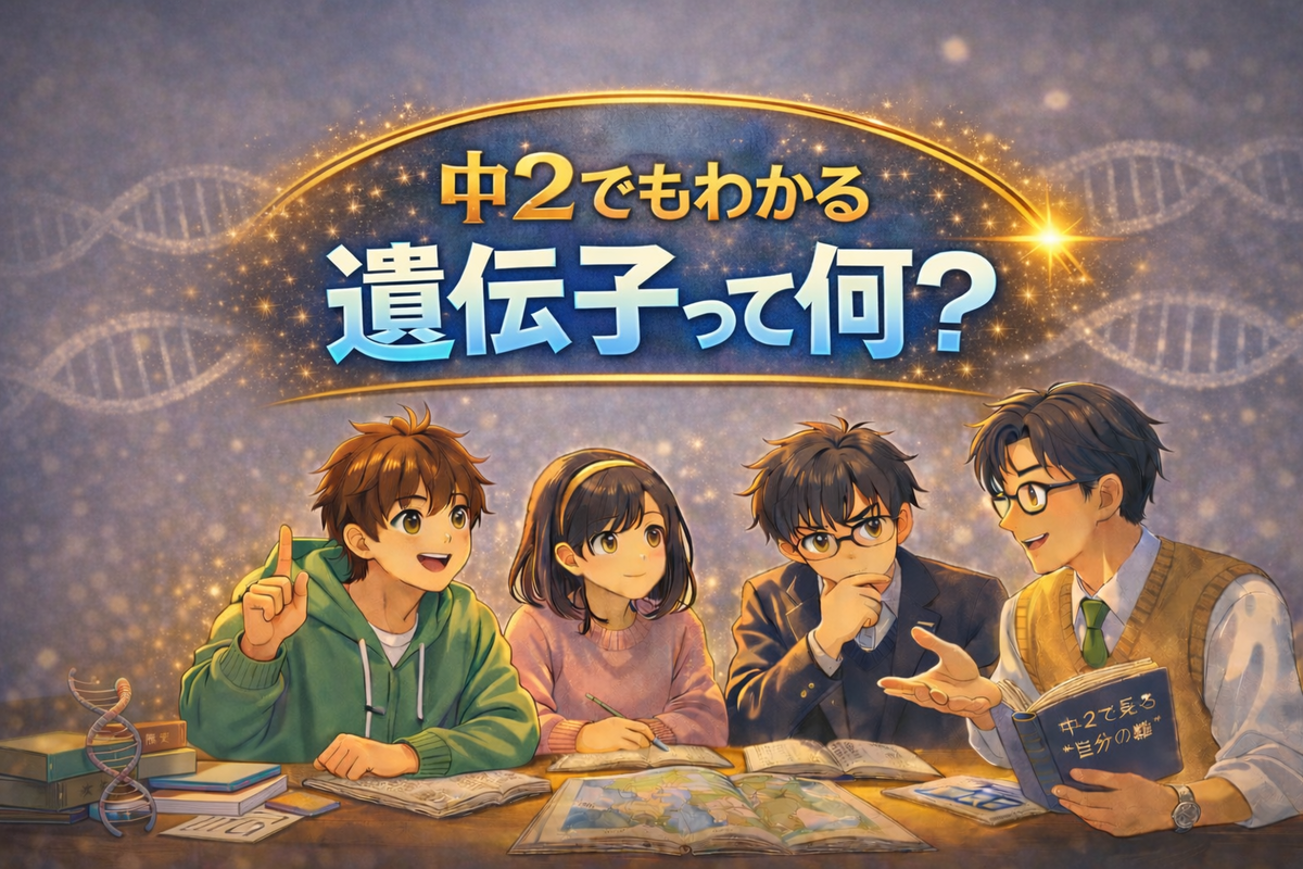【中2でもわかる】遺伝子って何? 親に似るのは、どこまで決まっているの? - もりもりまなぶの好奇心