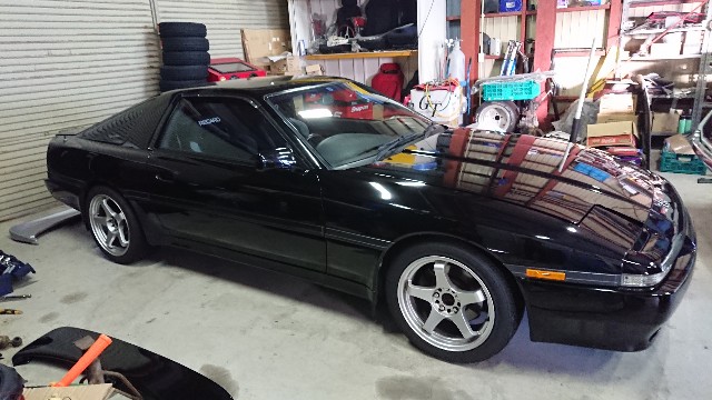 70スープラ ボメックス リアスポイラー 仮付け といろいろ - もりたの