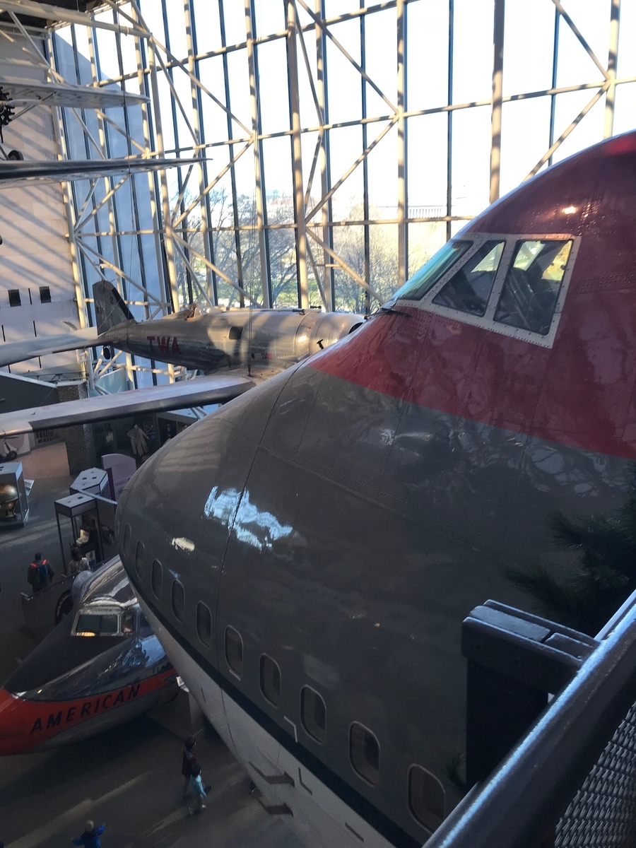 ボーイング機の機首部分