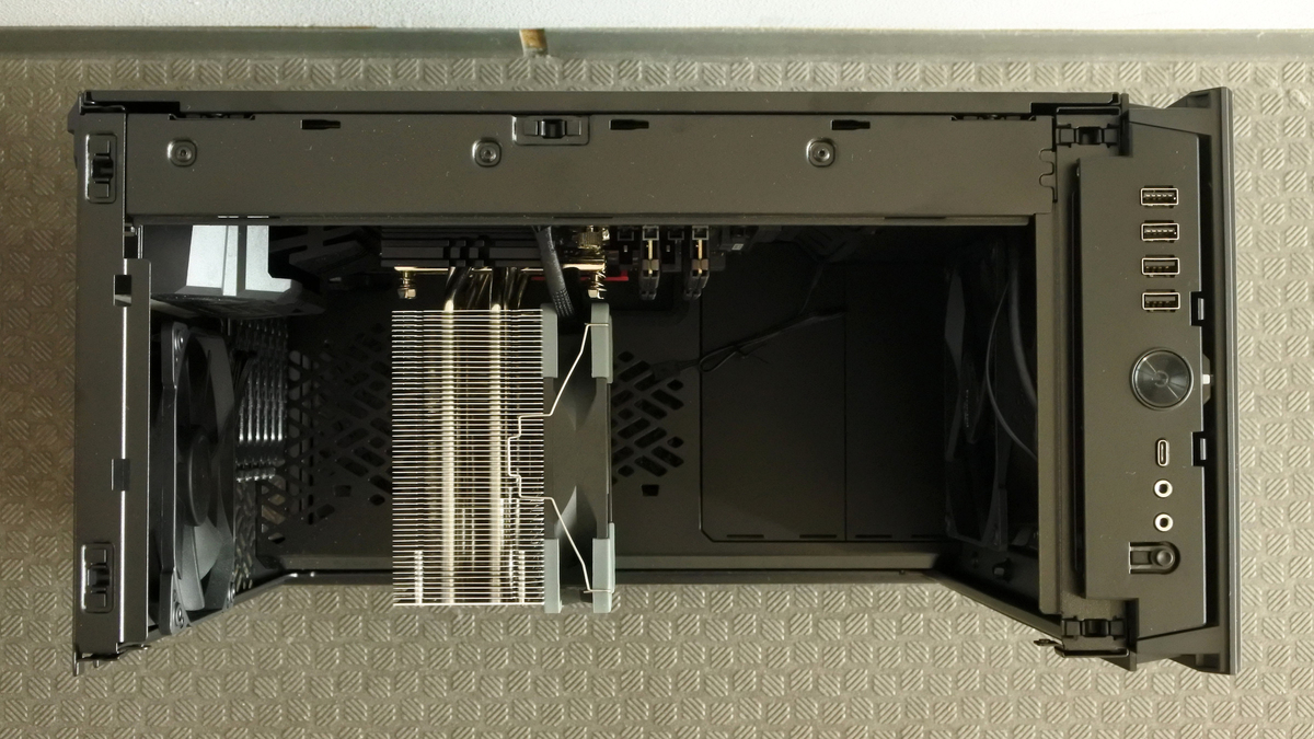 真上から見た画。