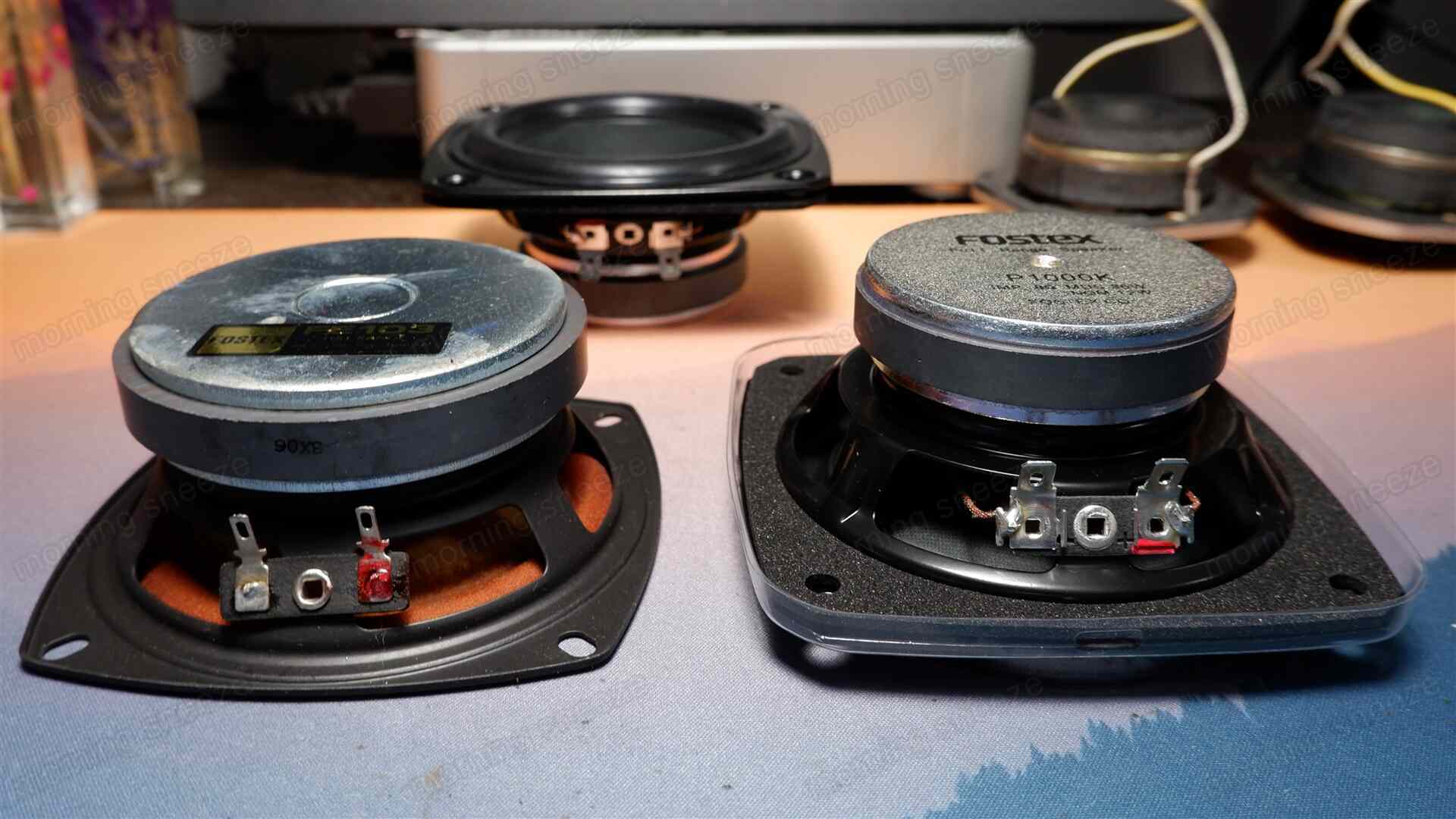 ヴィンテージキットスピーカー「FOSTEX YK10W」に現行ドライバー