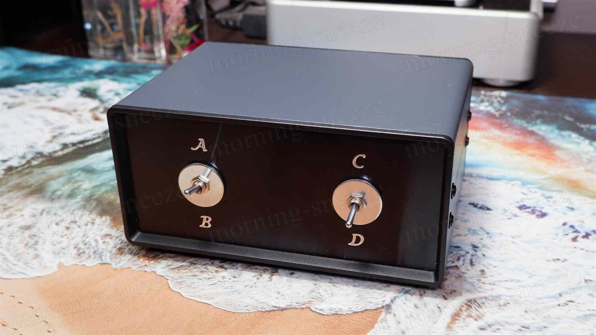 自作 MOSFET式 スピーカーセレクタ SSR103x2 BK 自作 MOSFET式 スピーカーセレクタ SSR103x2 BK 自作 MOSFET式