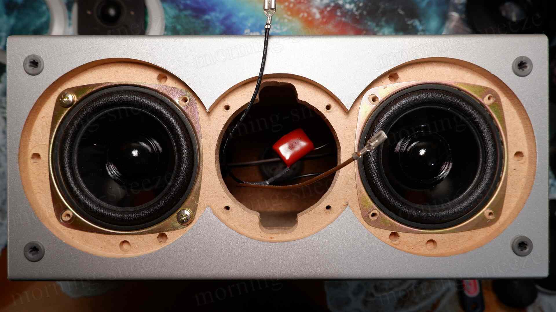 SHARP SD-KV100 リファイン スピーカー SHARP SD-KV100 をチューンアップする （失敗） （前編