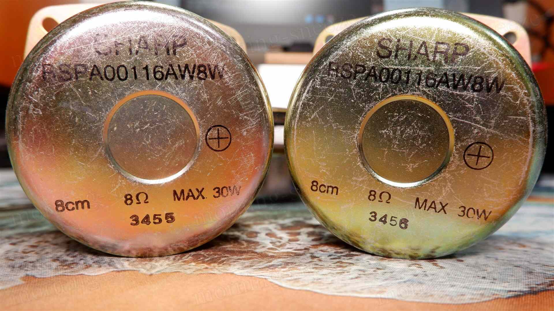 SHARP SD-KV100 リファイン スピーカー SHARP SD-KV100 をチューンアップする （失敗） （前編